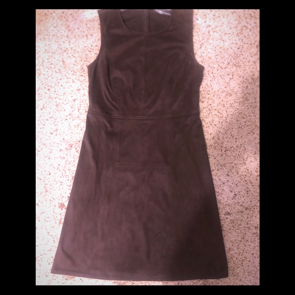 The Limited Suede Sheath Dress - Brown - Size 2